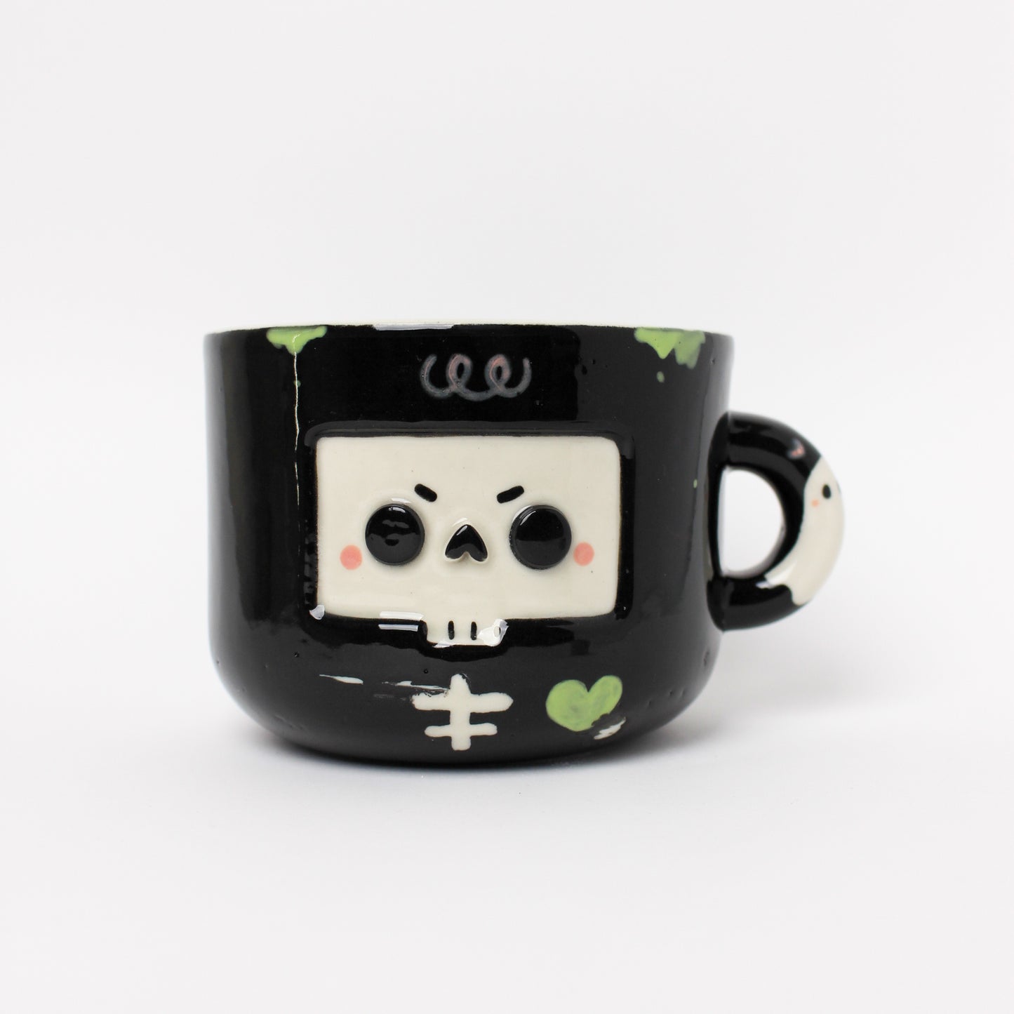 SKELETON MUG (seconds sale - not foodsafe)