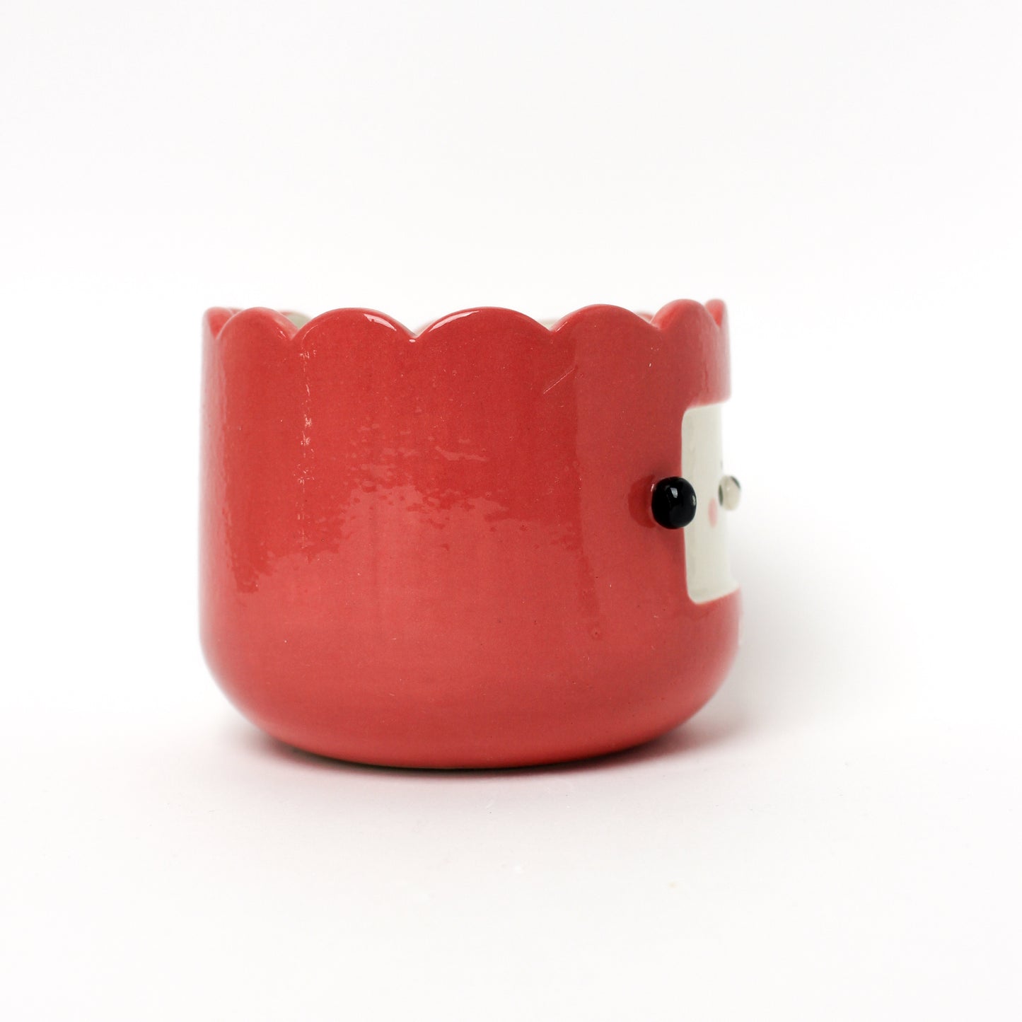 RED TULIP MUG #2 (seconds sale - not foodsafe)