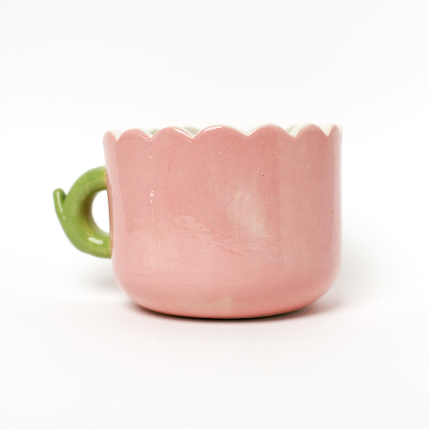 PINK TULIP MUG #2 (seconds sale - not foodsafe)