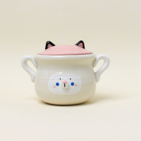 SNOWBALL KITTY - CERAMIC CUP