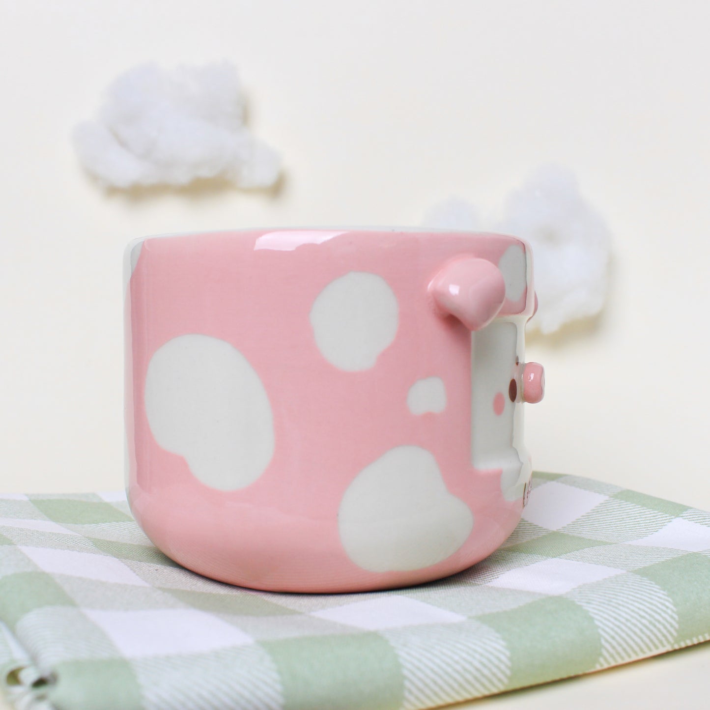 PEACH PIG MUG #11