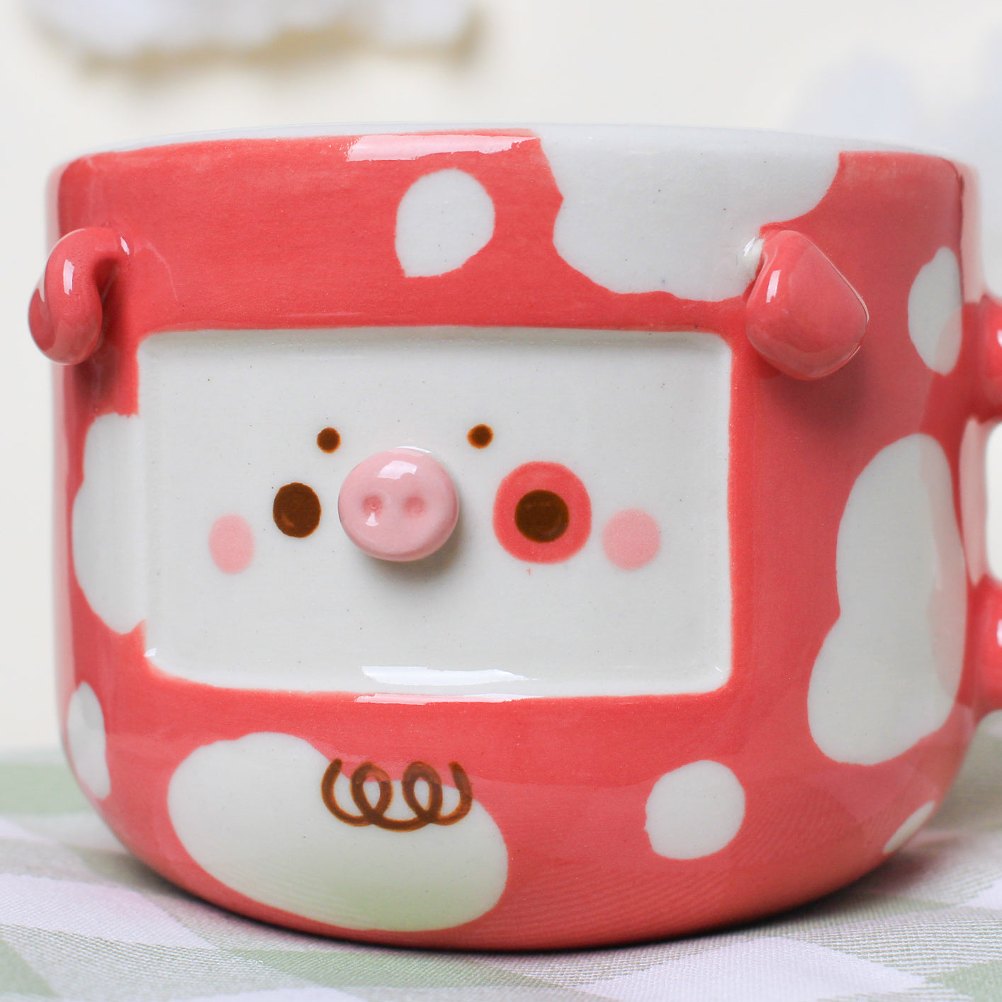 POMEGRANATE PIG MUG #9