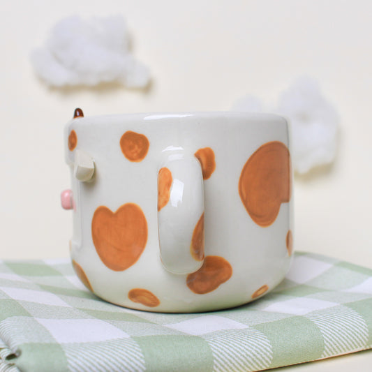 PUMPKIN COW MUG #23