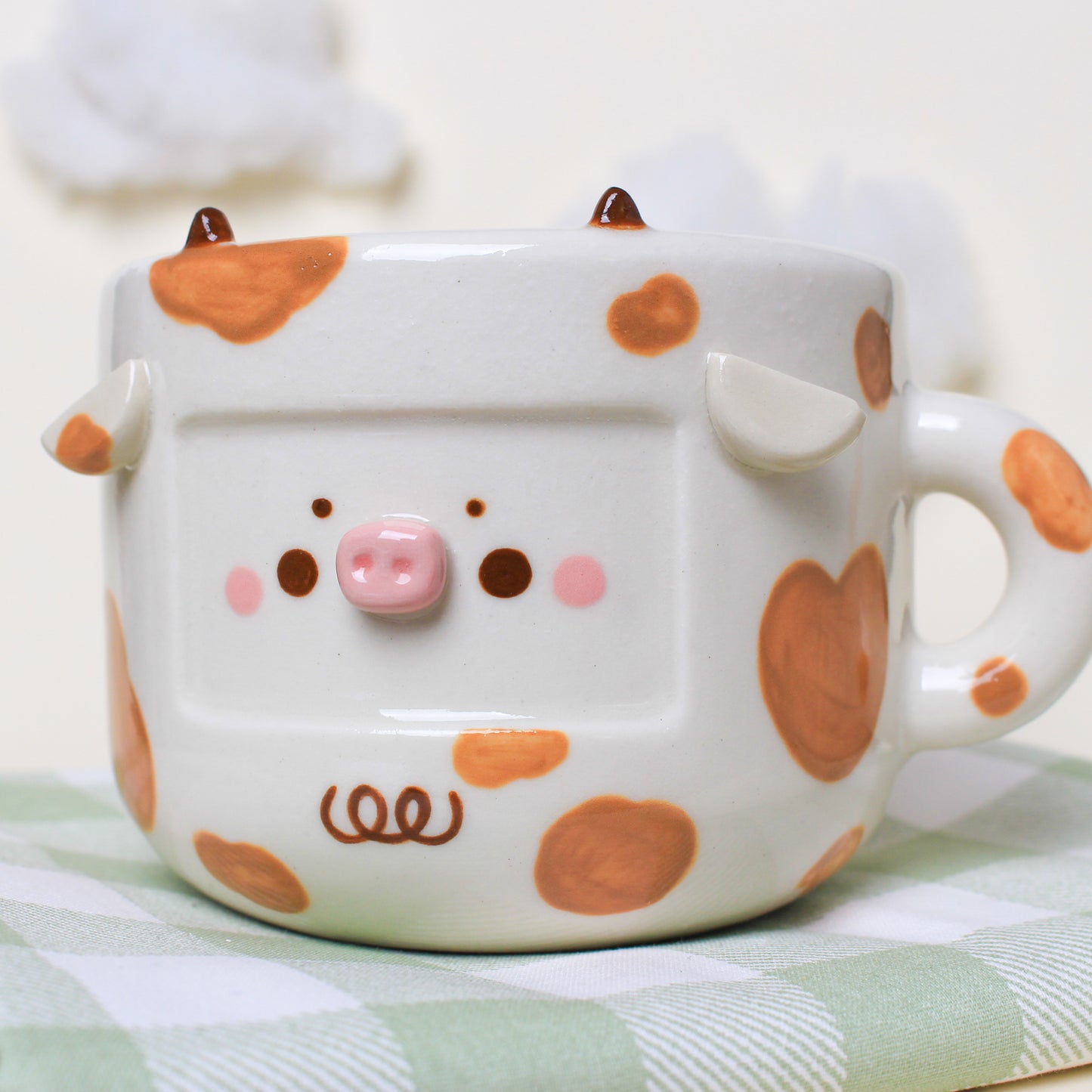 PUMPKIN COW MUG #23