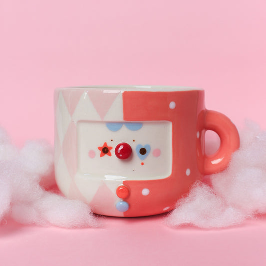 BUNNY CLOWN MUG #12