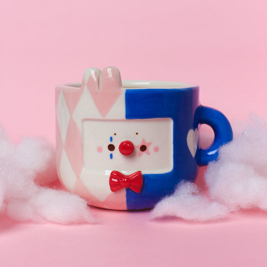 BUNNY CLOWN MUG #18