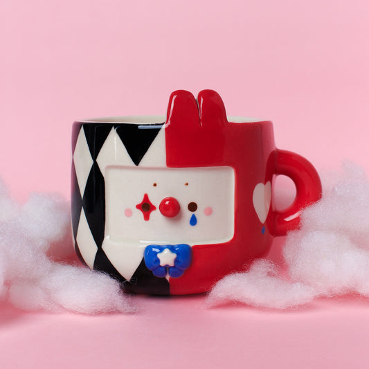 BUNNY CLOWN MUG #22