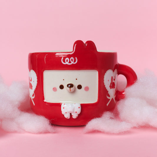 RED HEART BUNNY MUG #29