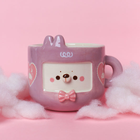 LILAC HEART BUNNY MUG #30