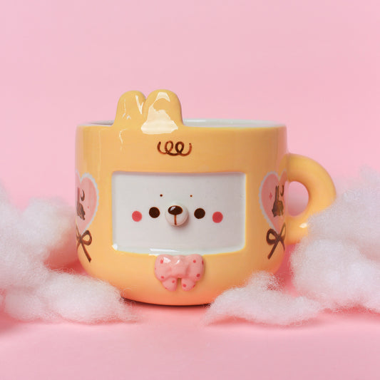 YELLOW HEART BUNNY MUG #32