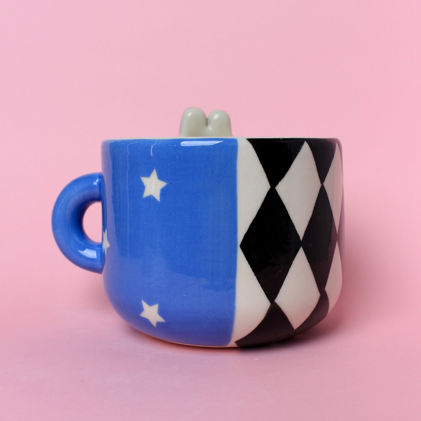 BUNNY CLOWN MUG #14