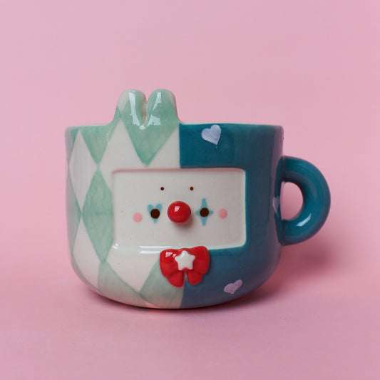 BUNNY CLOWN MUG #15