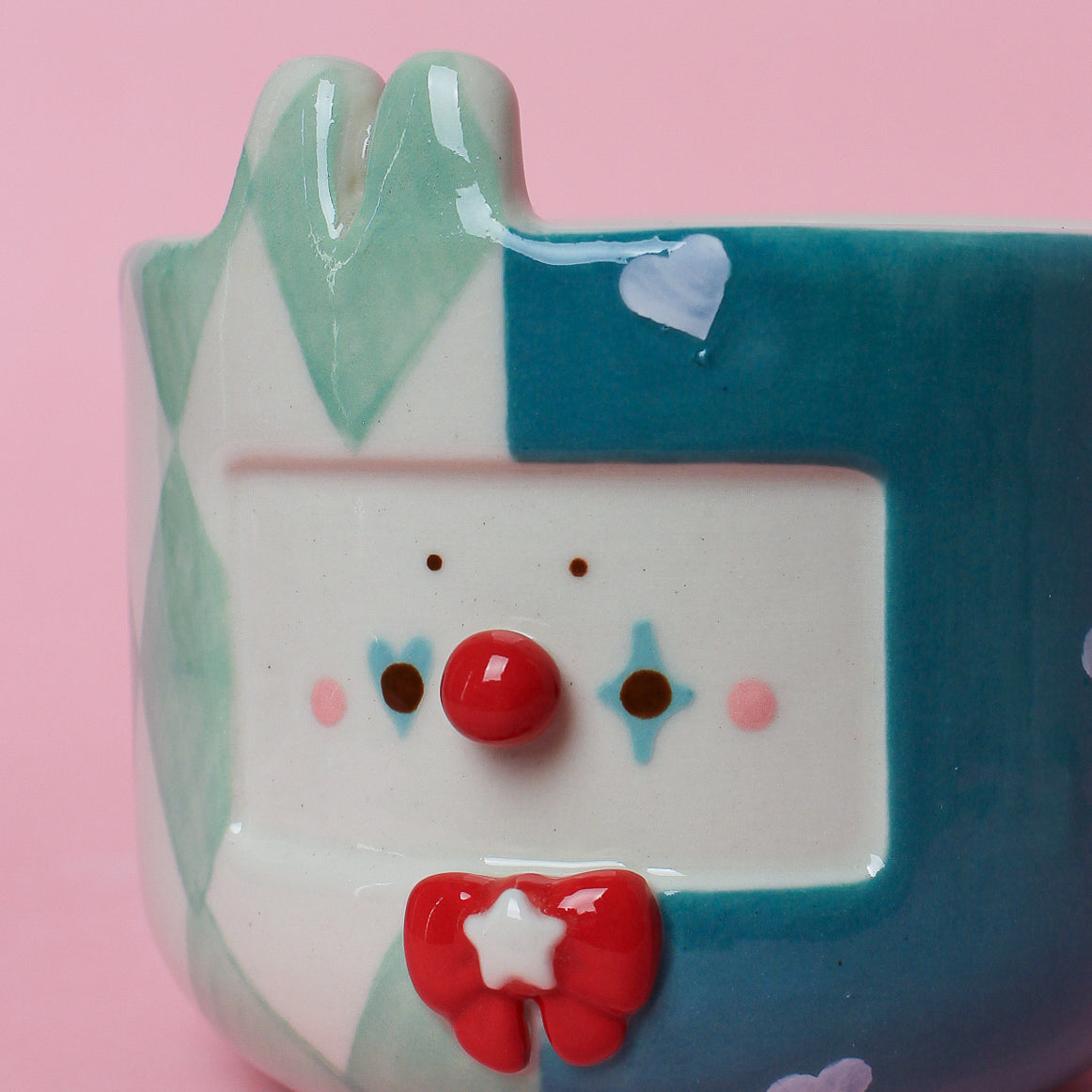 BUNNY CLOWN MUG #15