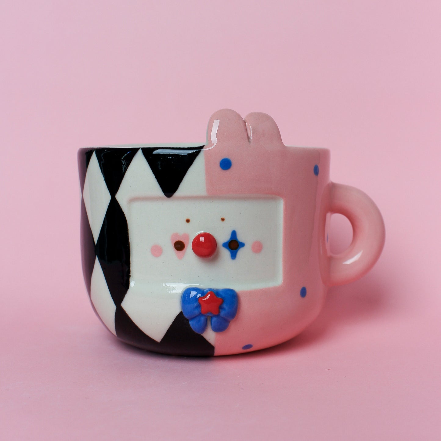 BUNNY CLOWN MUG #16