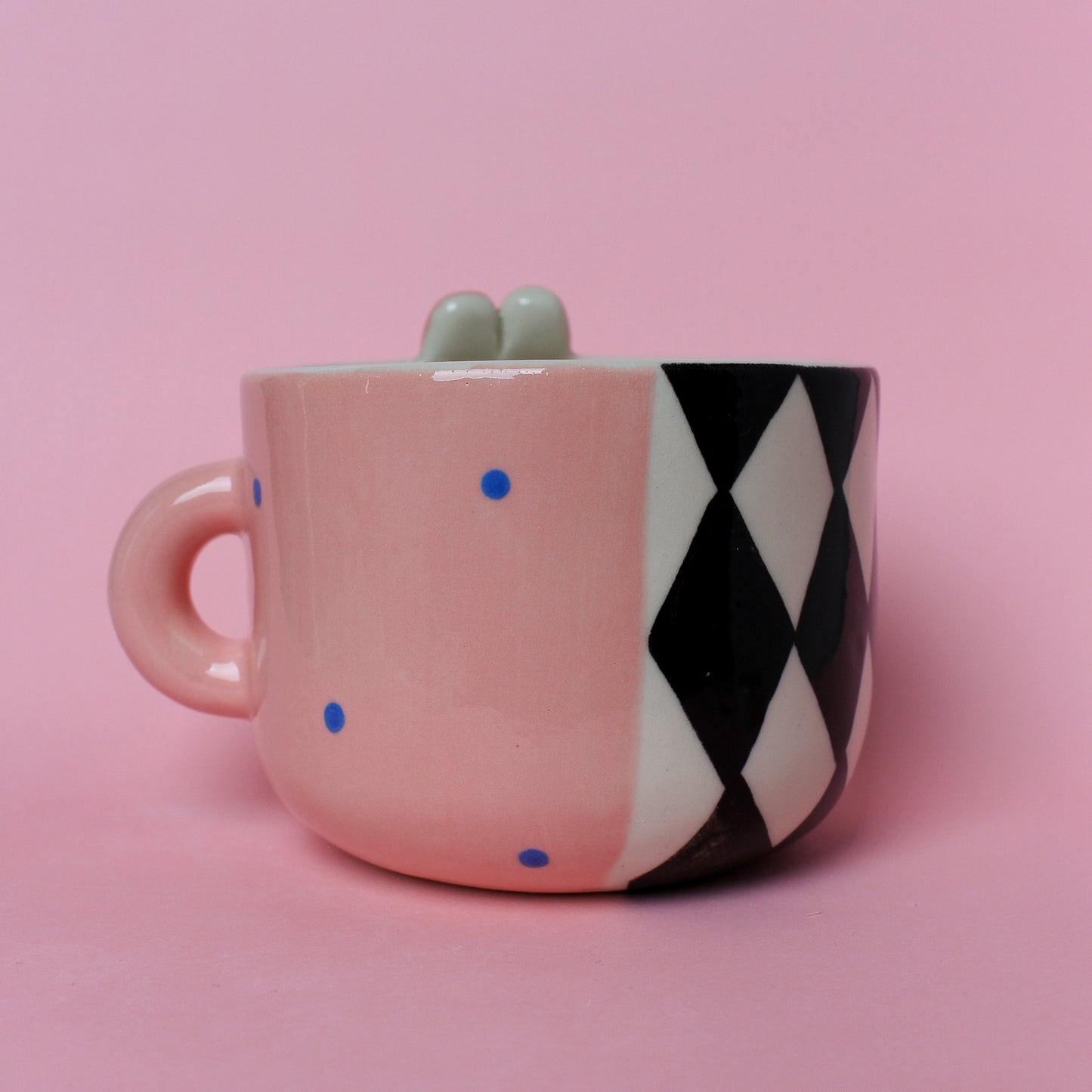 BUNNY CLOWN MUG #16