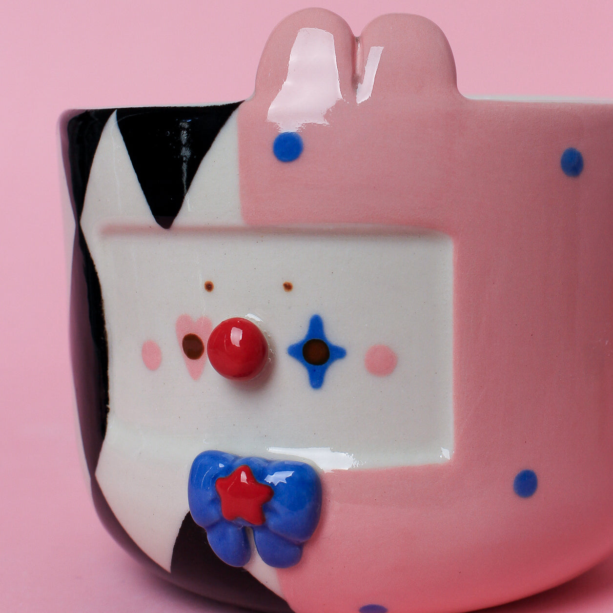 BUNNY CLOWN MUG #16