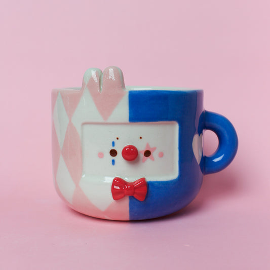 BUNNY CLOWN MUG #18