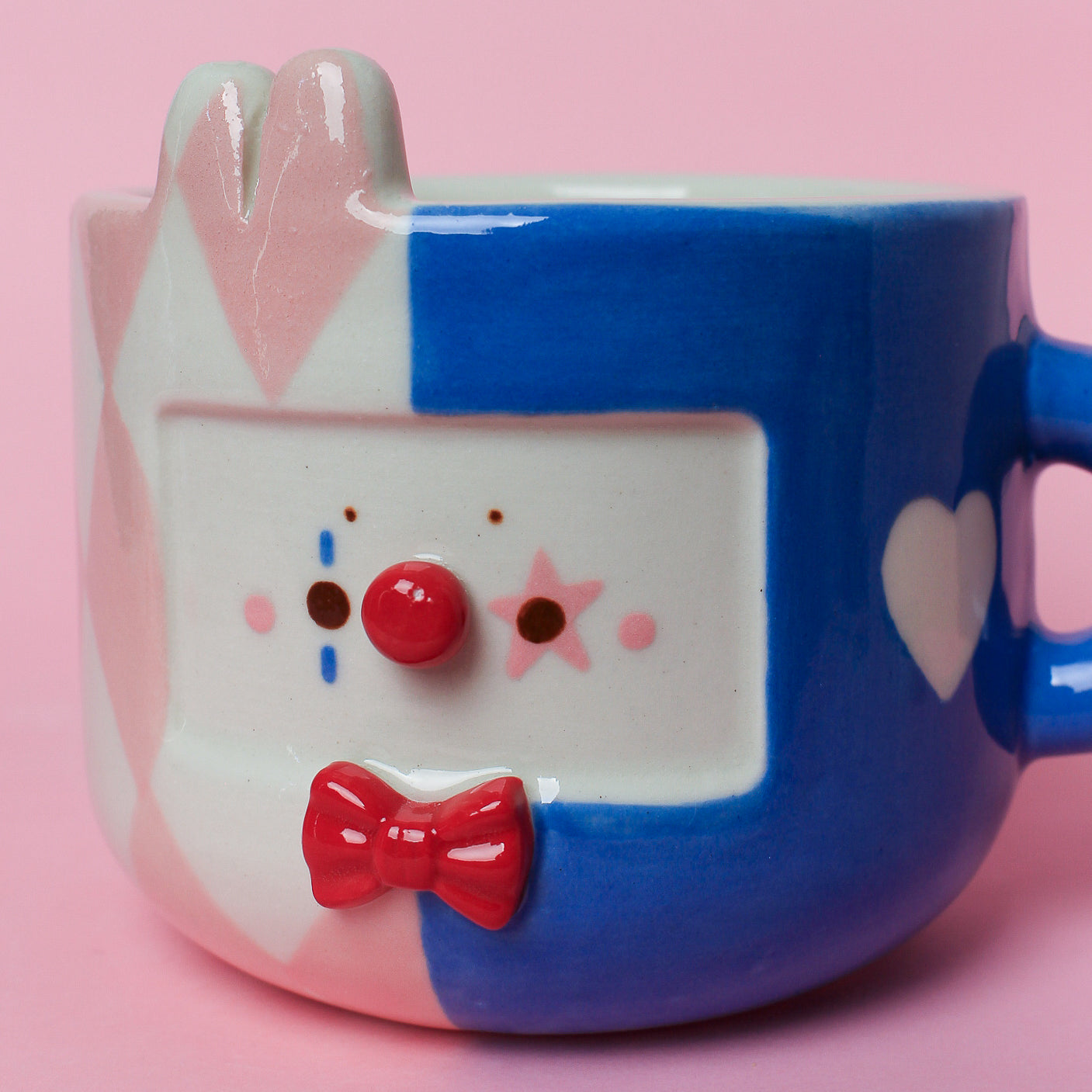 BUNNY CLOWN MUG #18