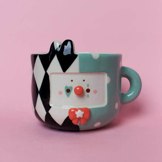 BUNNY CLOWN MUG #19