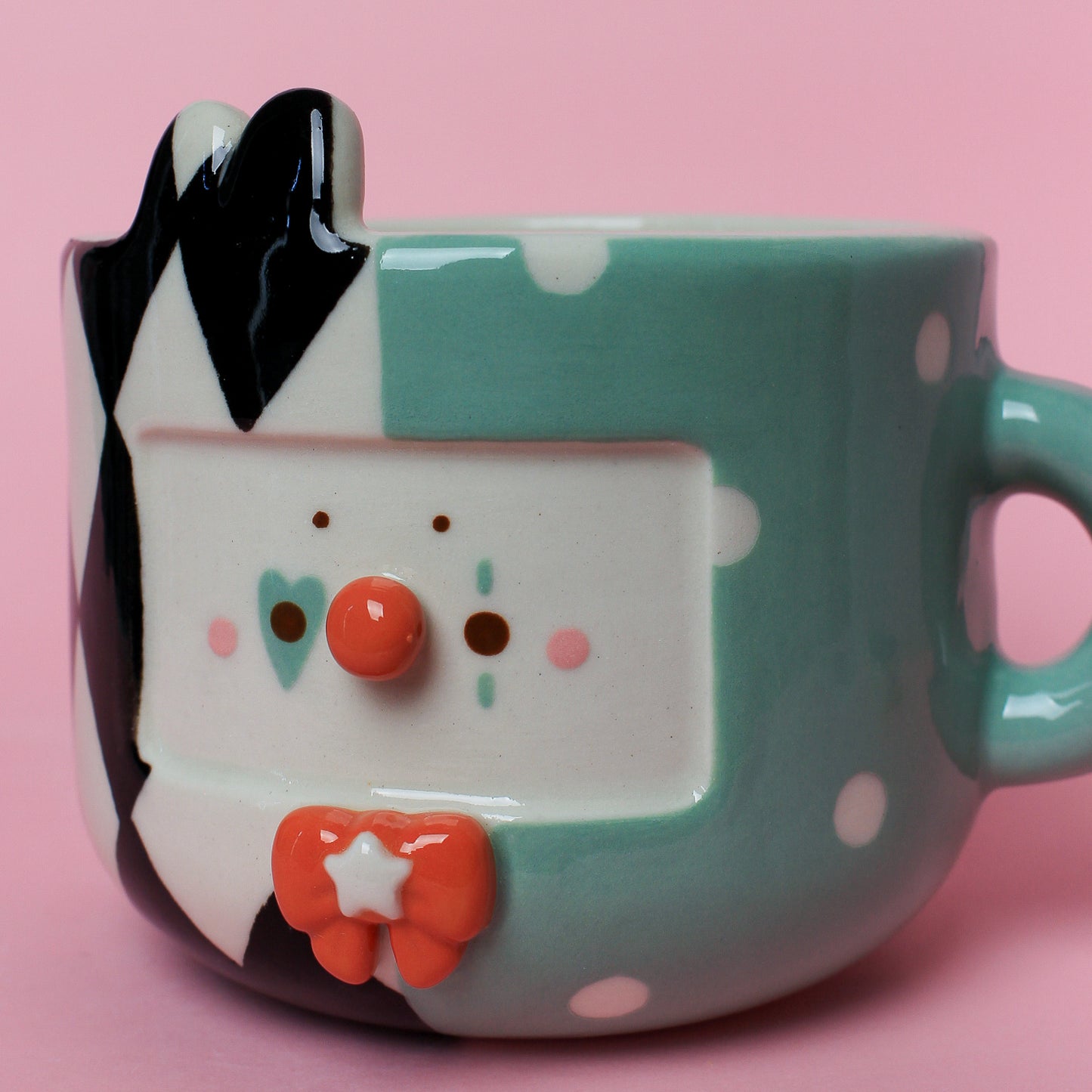 BUNNY CLOWN MUG #19