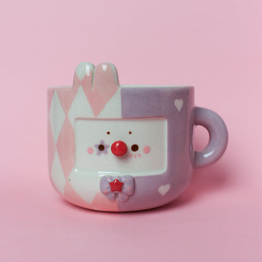 BUNNY CLOWN MUG #20