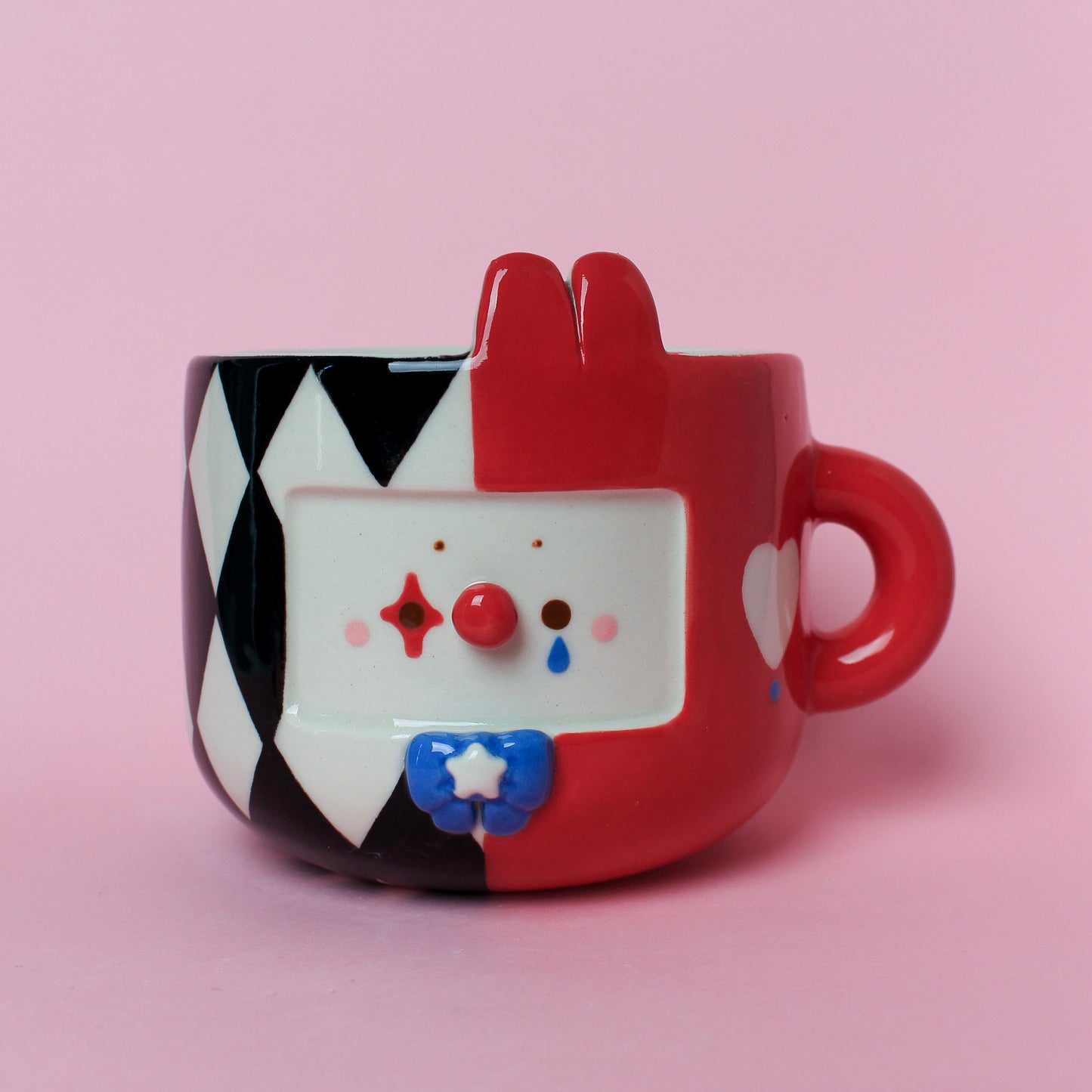 BUNNY CLOWN MUG #22