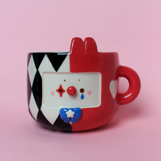 BUNNY CLOWN MUG #22