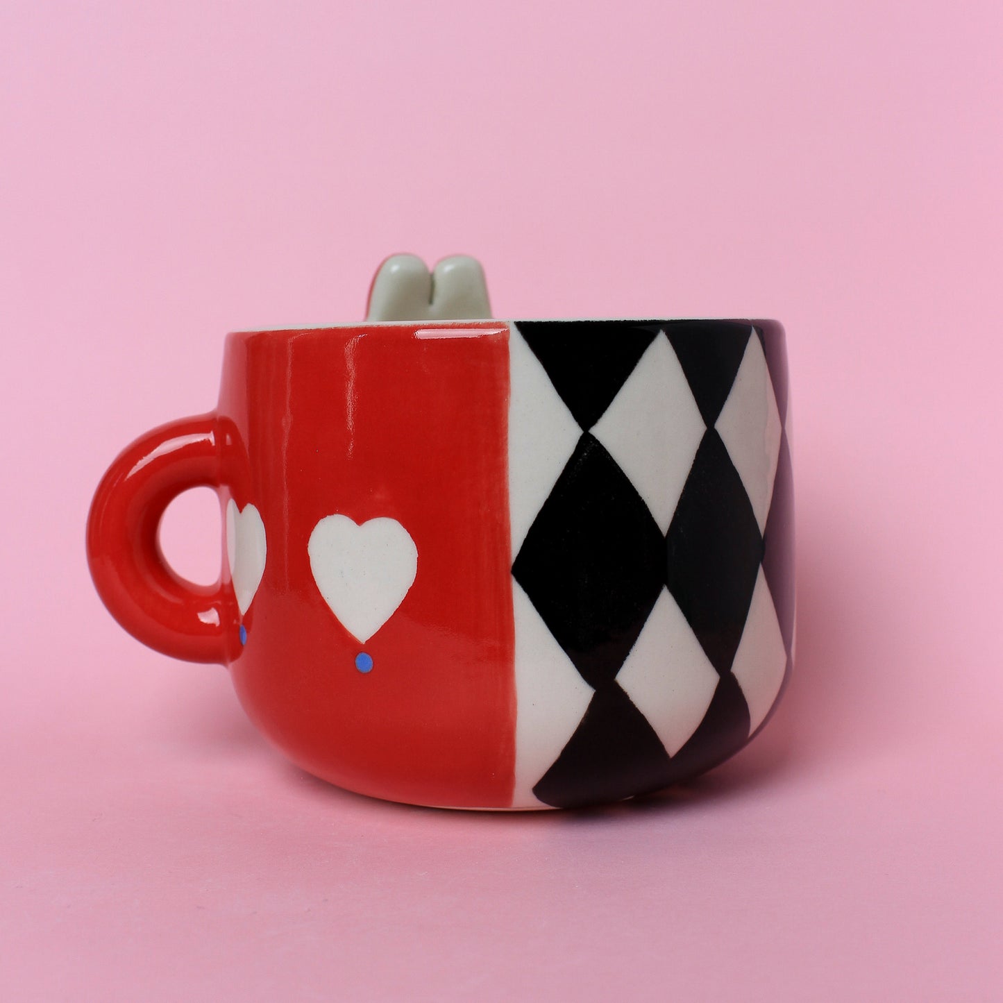 BUNNY CLOWN MUG #22