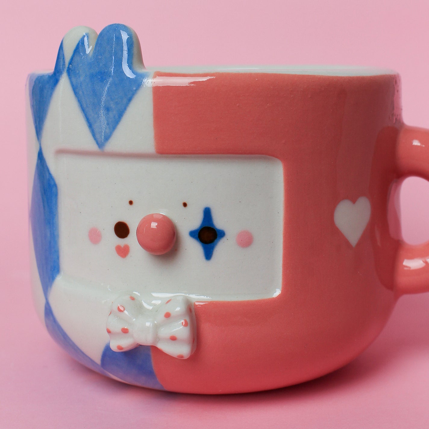 BUNNY CLOWN MUG #23