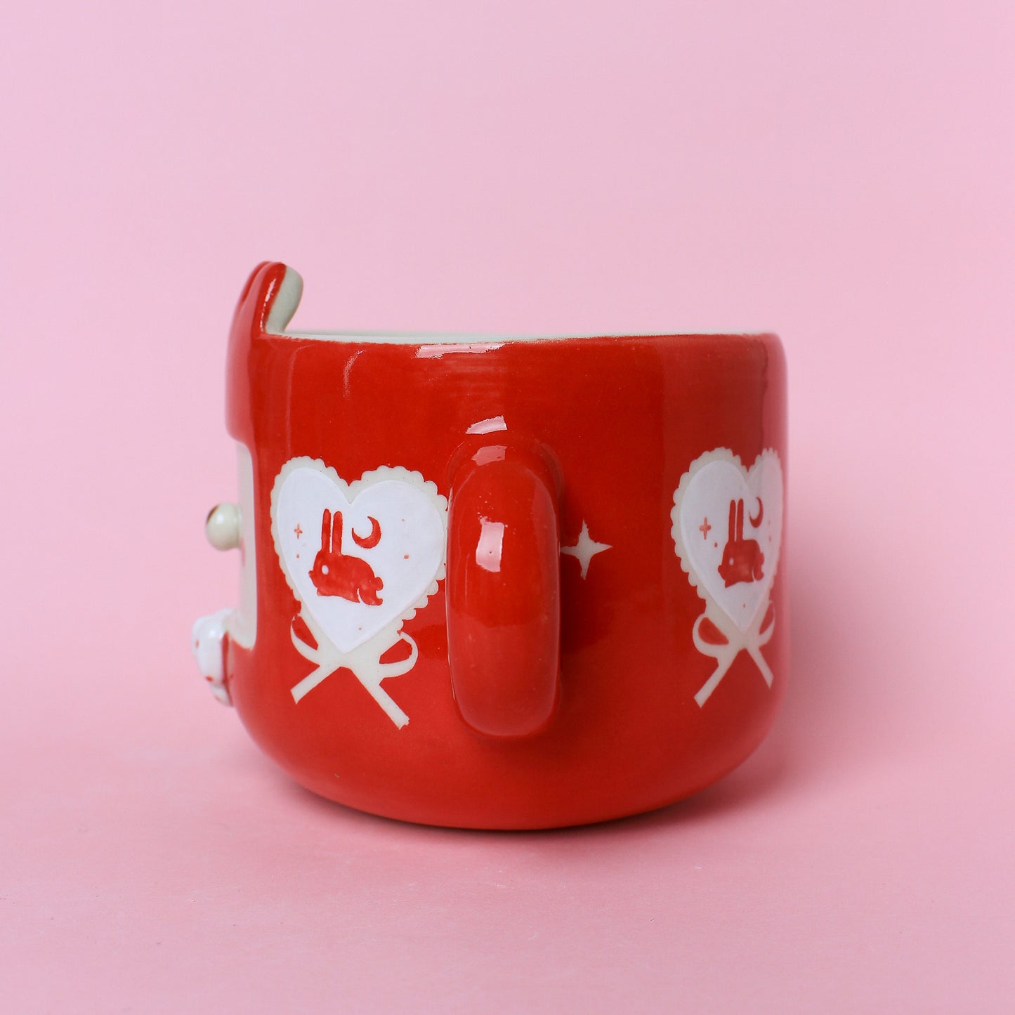 RED HEART BUNNY MUG #29