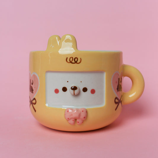 YELLOW HEART BUNNY MUG #32