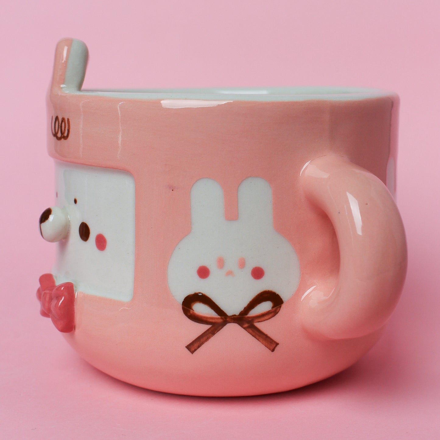 PINK BUNNY MUG #33