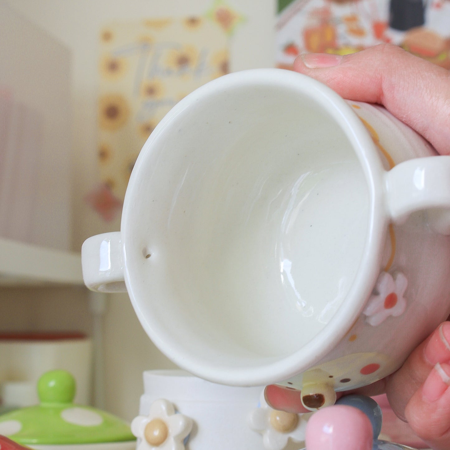 YELLOW MUSHROOM MUG #8