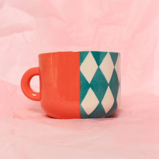 CLOWN MUG #19 (not foodsafe)