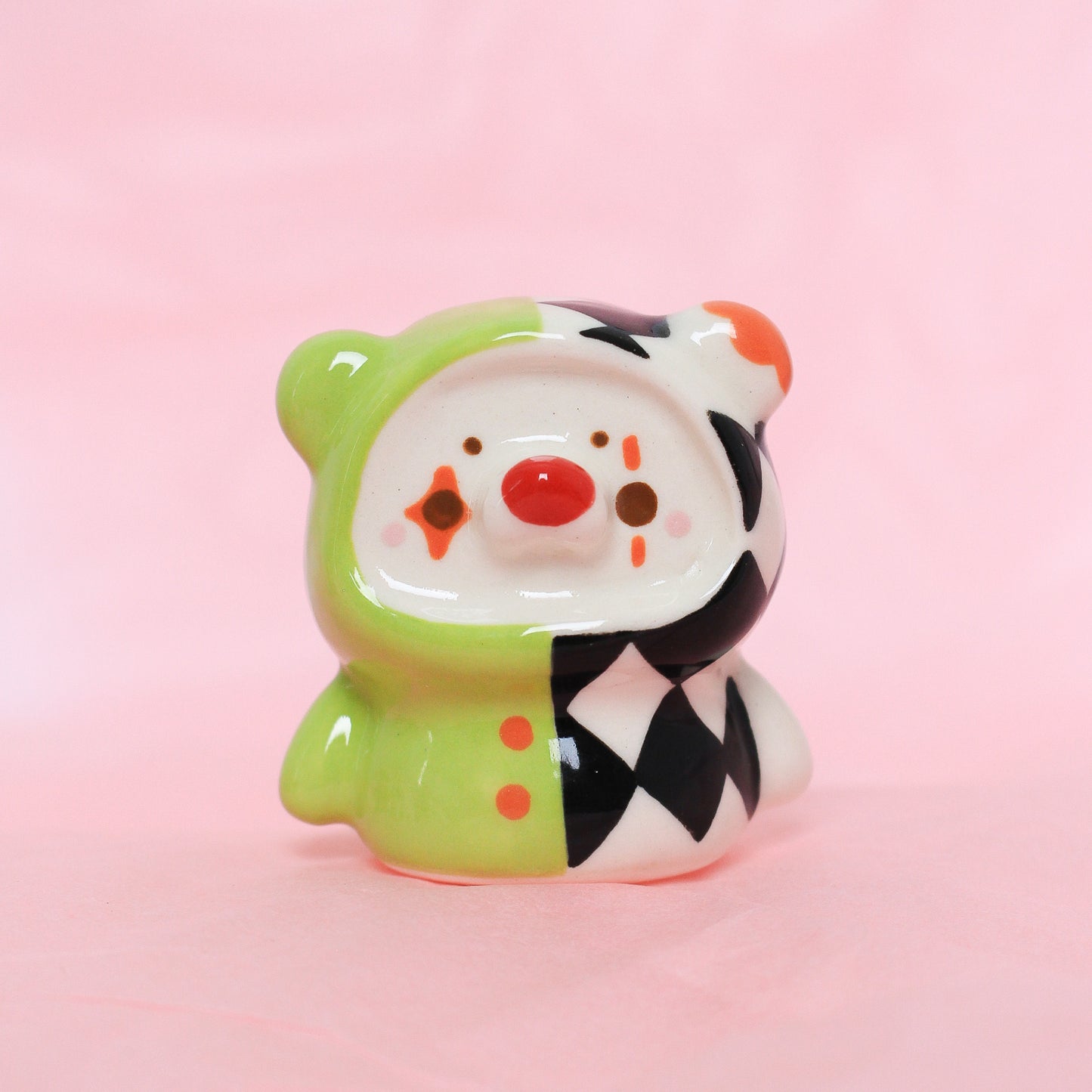 CLOWN PUDI CERAMIC FIGURE