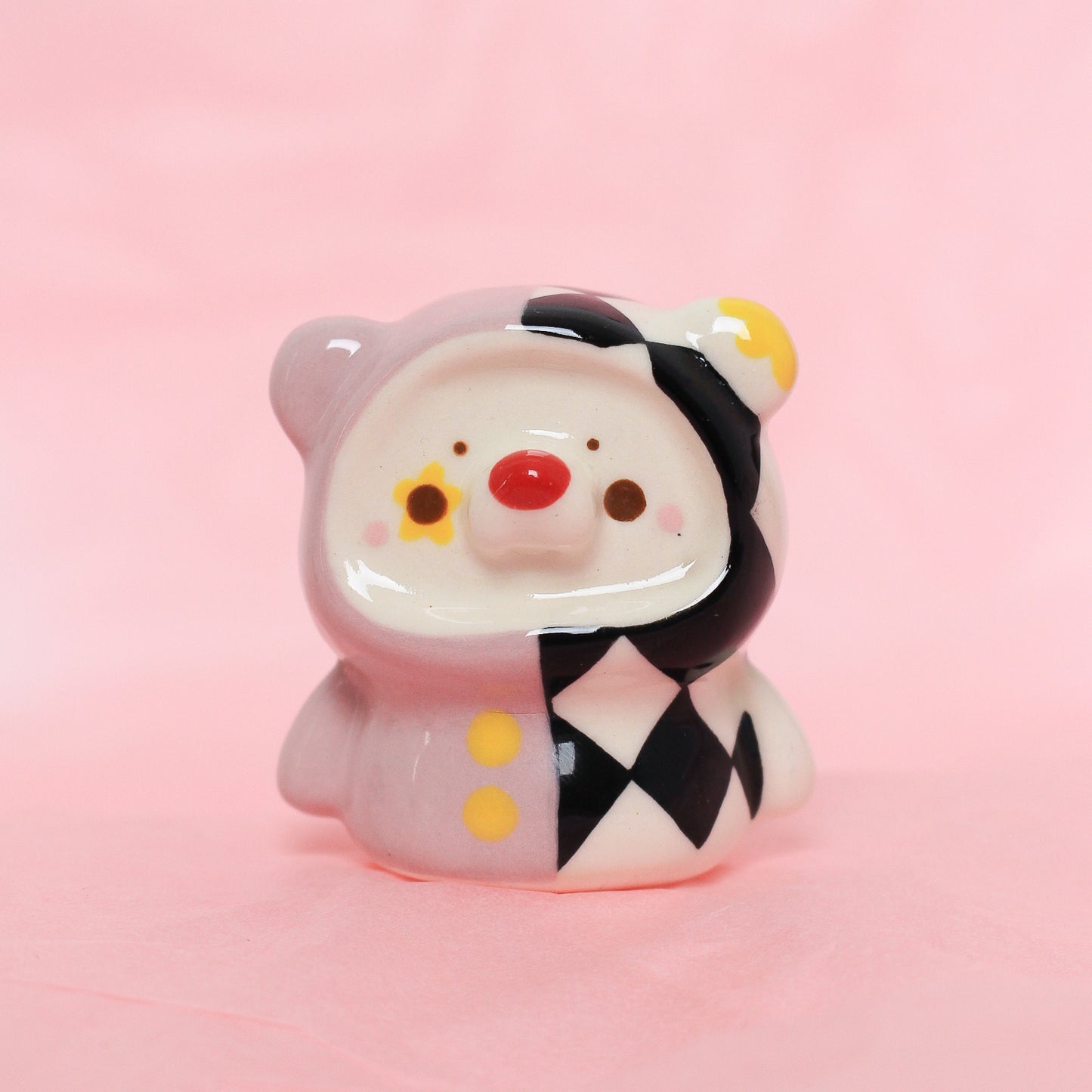 CLOWN PUDI CERAMIC FIGURE