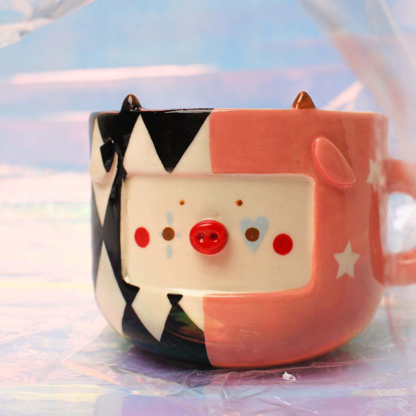 CLOWN COW MUG #30