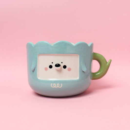 MINT CHULIP MUG #6 (seconds-not foodsafe)