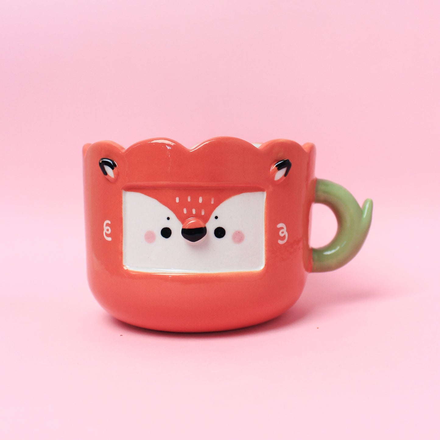 ORANGE CHULIP MUG #7 (seconds-not foodsafe)