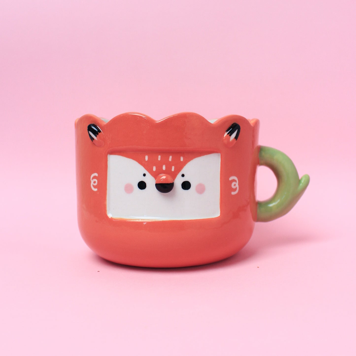 ORANGE CHULIP MUG #8 (seconds-not foodsafe)