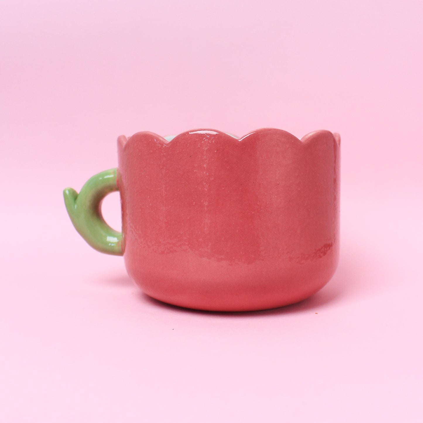 RED CHULIP MUG #10 (seconds-not foodsafe)