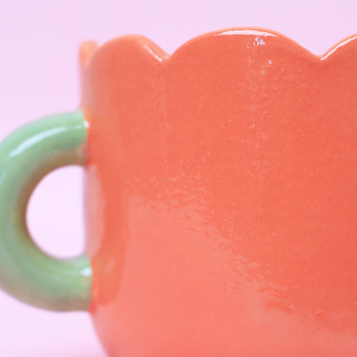 ORANGE CHULIP MUG #7 (seconds-not foodsafe)