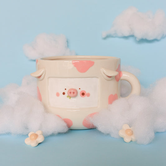 ROSE COW MUG #26