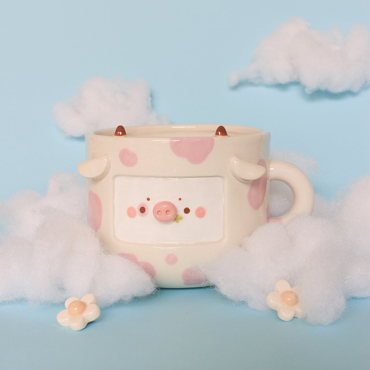 LILAC COW MUG #22