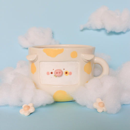 LEMON COW MUG #19