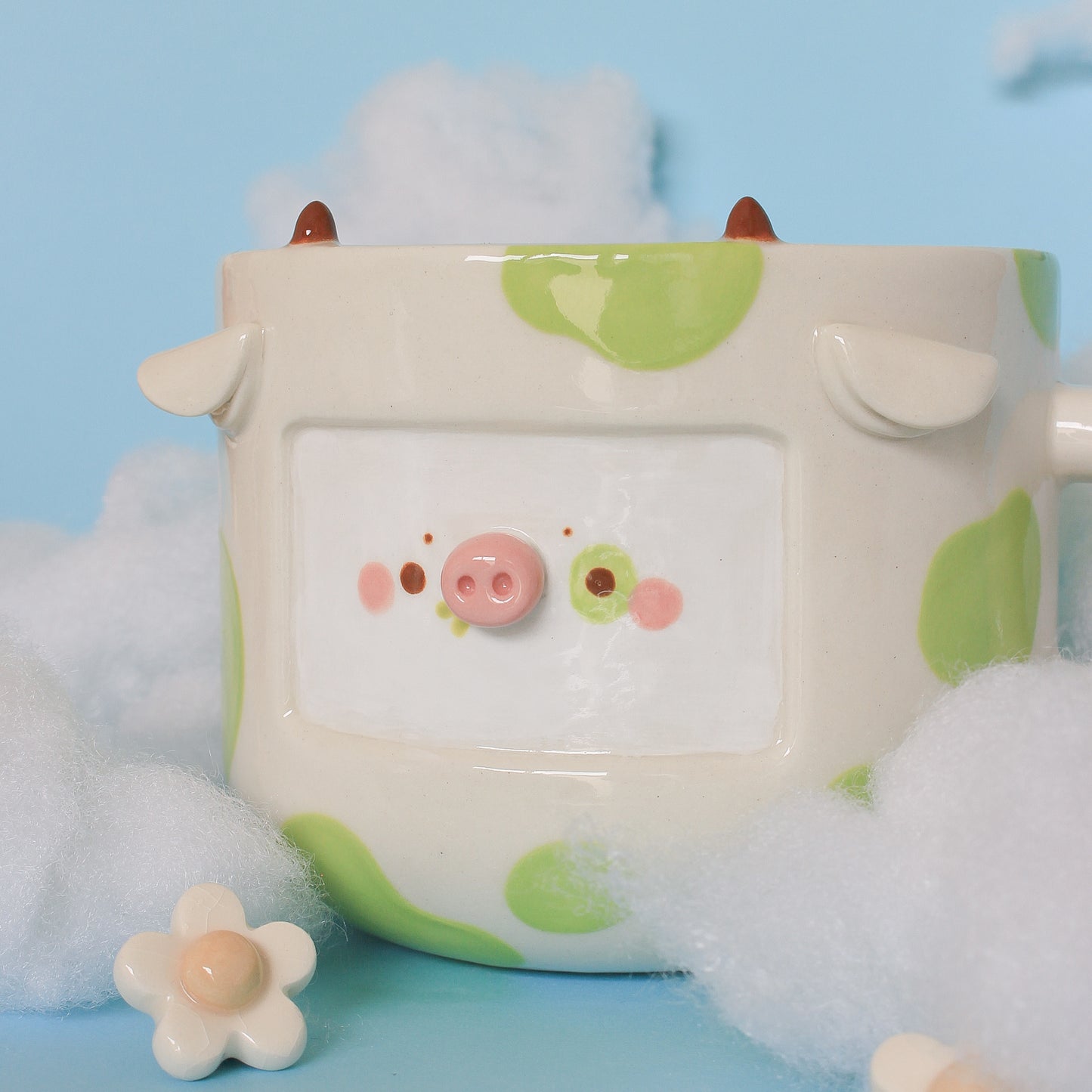 LIME COW MUG #3