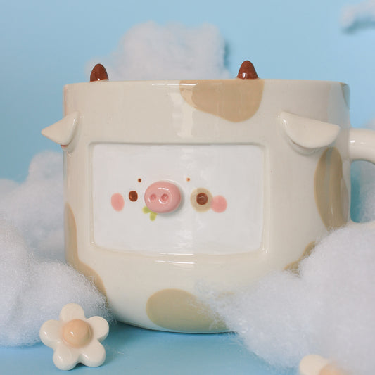 SAND COW MUG #4