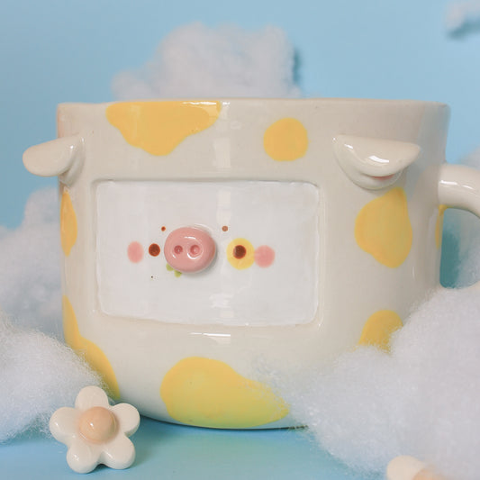 LEMON COW MUG #19