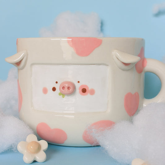 ROSE COW MUG #26