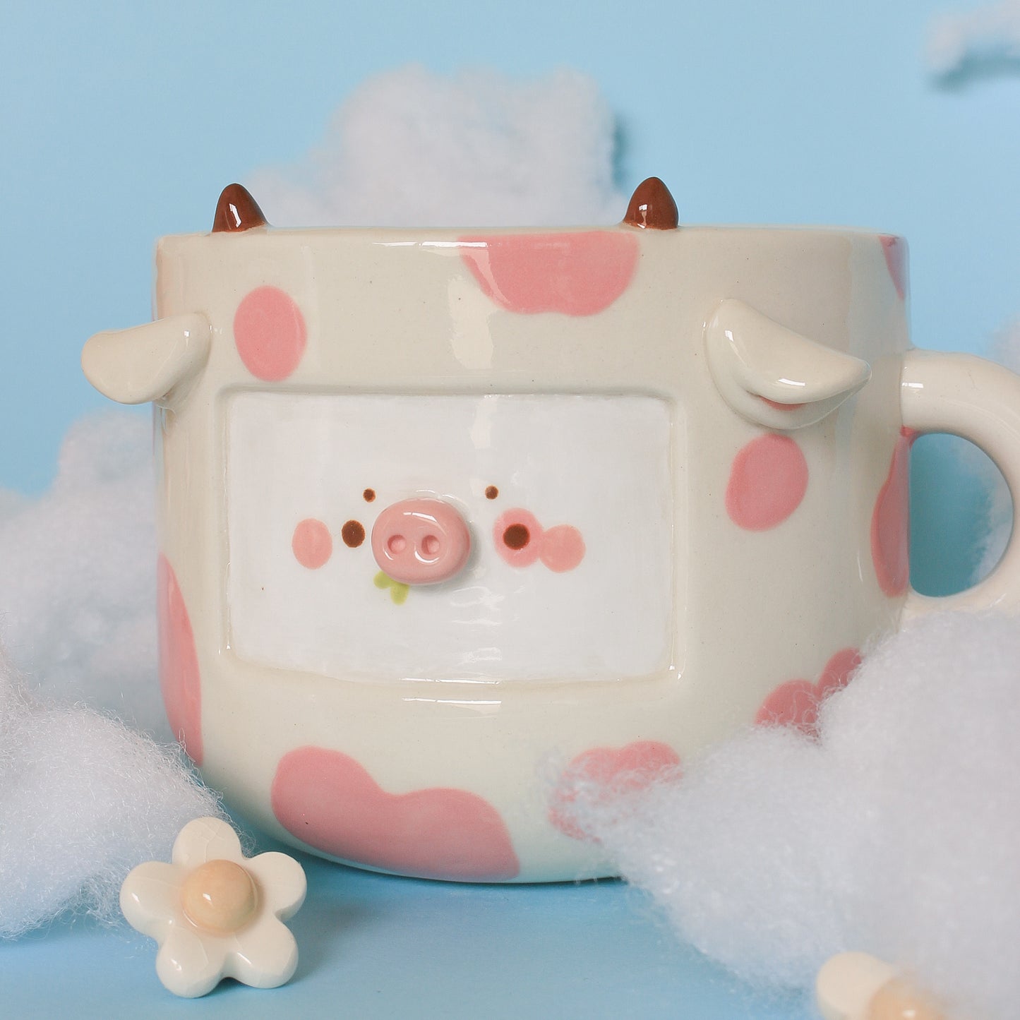 SALMON COW MUG #29